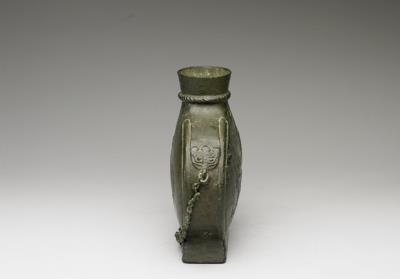 图片[3]-Flask with dragon and tiger pattern, Han dynasty (206 BCE-220 CE)-China Archive